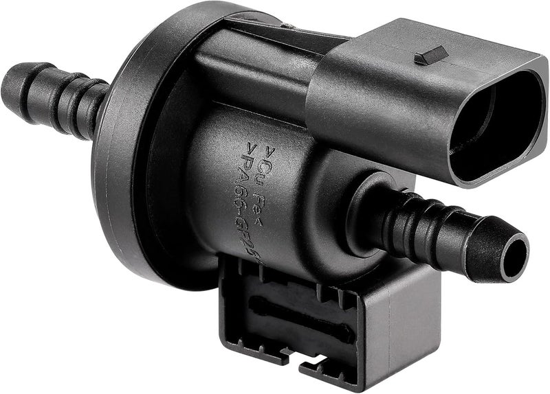 ISINFLASH 06E906517A EVAP Vapor Canister Purge Valve Solenoid Assembly Compatible With Volkswagen VW Beetle Eos Golf Sportwagen GTI Jetta Passat Rabbit Touareg Audi A4 A6 0280142431 - Image 1